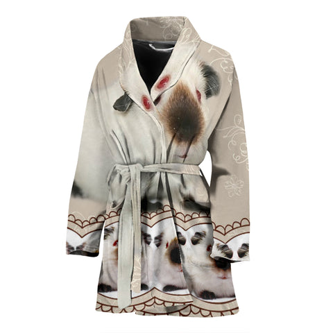 Himalayan guinea pig Print Women's Bath Robe