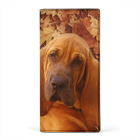 Bloodhound Print Women's Leather Wallet