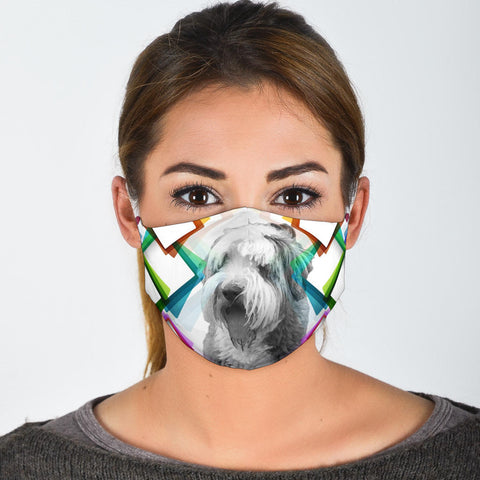 Amazing Bearded Collie Print Face Mask