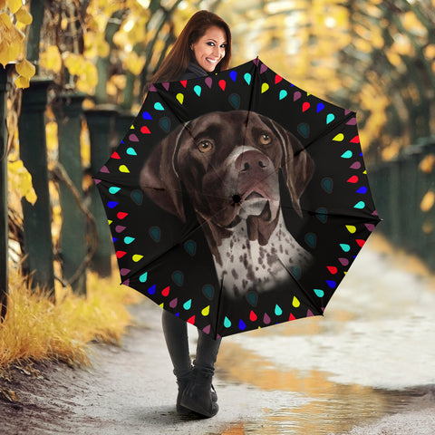 Amazing German Shorthaired Pointer Print Umbrellas