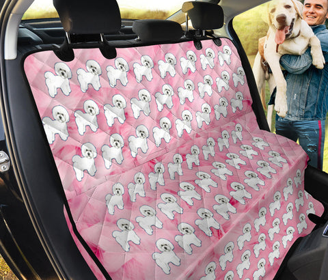 Bichon Frise Pattern Print Pet Seat Covers