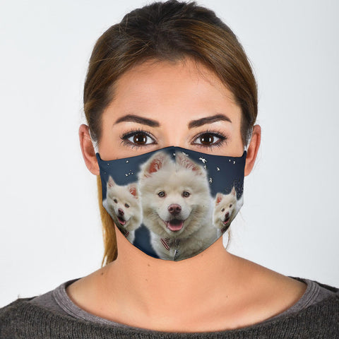 Lovely Samoyed Print Face Mask