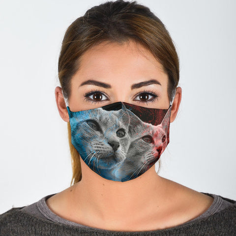 Lovely Singapura Cat Print Face Mask