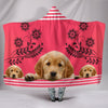 Amazing Golden Retriever Print Hooded Blanket