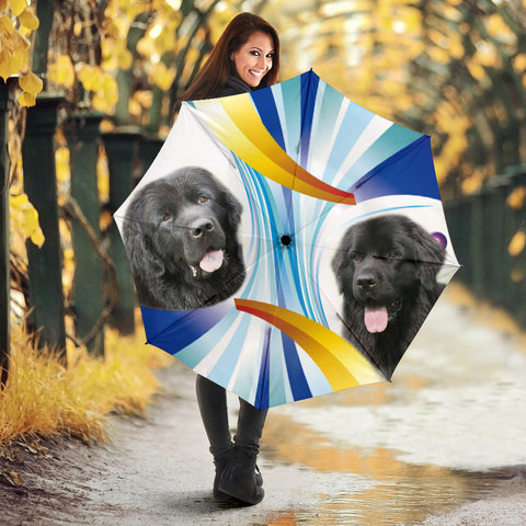 Newfoundland Dog Print Umbrellas