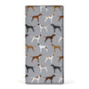 Pointer Dog Print Women's Leather Wallet