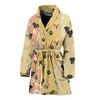 Labrador Patterns Print Women's Bath Robe