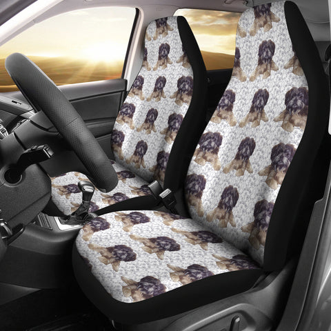 Affenpinscher Dog Patterns Print Car Seat Covers