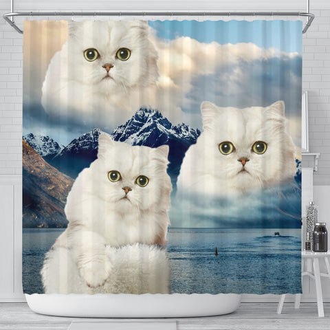 Lovely Persian Cat Shower Curtains