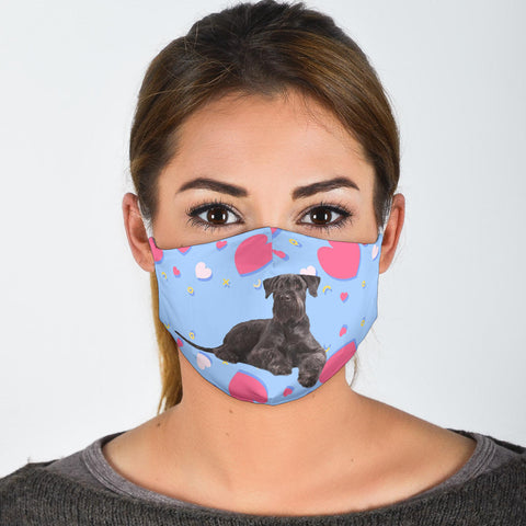 Giant Schnauzer Dog Print Face Mask