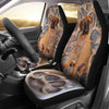 Bullmastiff Dog With Paw Print Car Seat Covers