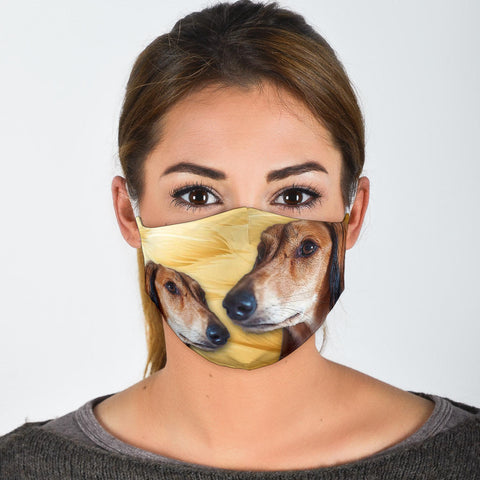 Cute Saluki Print Face Mask