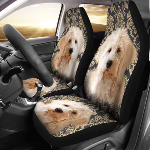 Lovely Goldendoodle Print Car Seat Covers