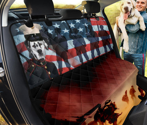 Dalmatian Military Print Pet Seat Covers