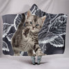Cute American Bobtail Cat Hooded Blanket
