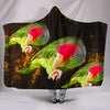 Amazon Red Headed Parrot Print Hooded Blanket