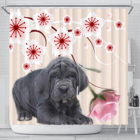 Neapolitan Mastiff Print Shower Curtain