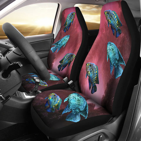 Jack Dempsey Fish Print Car Seat Covers