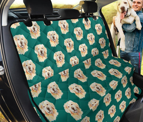 Golden Retriever Pattern Print Pet Seat Covers