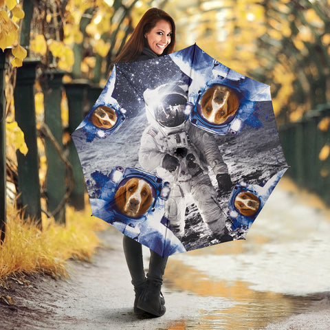 Basset Hound Print Umbrellas
