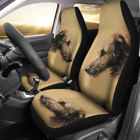 Irish Wolfhound Print Car Seat Covers