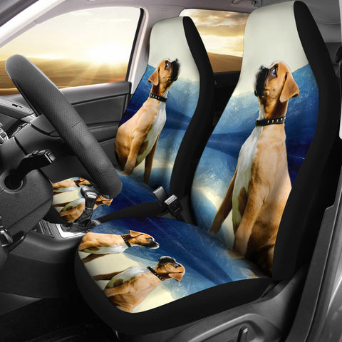 Boxer Dog Print Car Seat Covers