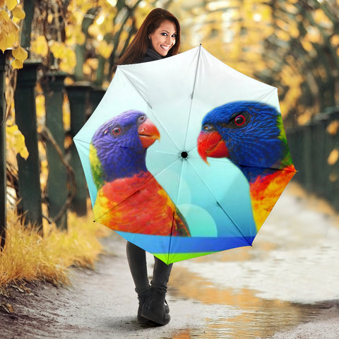 Rainbow Lorikeet Bird Print Umbrellas