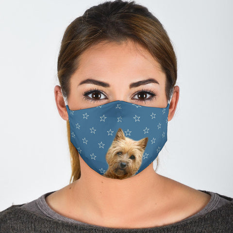 Cute Cairn Terrier Print Face Mask