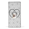 Pug Paws Print Women's Leather Wallet