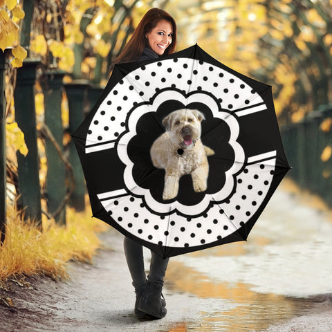 Cute Soft Coated Wheaten Terrier Print Umbrellas