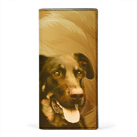 Lovely Beauceron Print Women's Leather Wallet