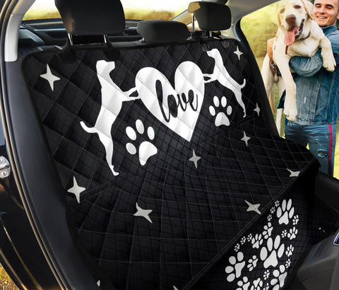 Dog Love Print Pet Seat Covers