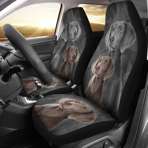 Weimaraner Print Car Seat Cover