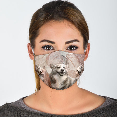 Welsh Corgi Print Face Mask