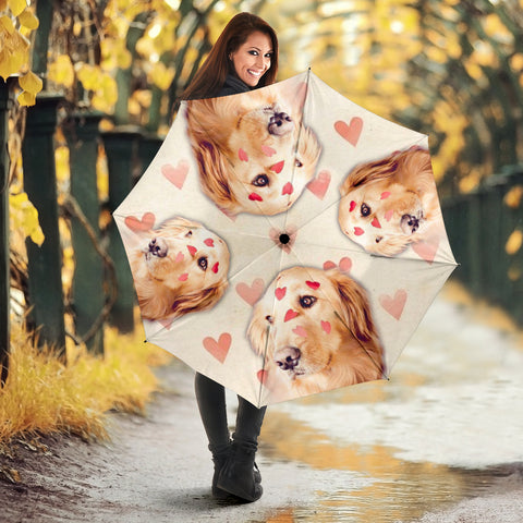 Golden Retriever Print Umbrellas