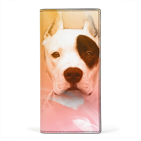 Amazing Dogo Argentino Print Women's Leather Wallet