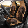 Flat Coated Retriever Print Car Seat Covers