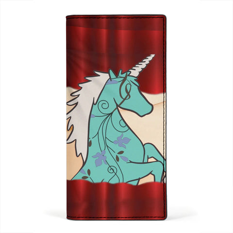 Amazing Unicorn Print Women's Leather Wallet