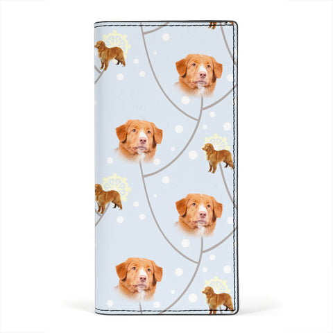 Nova Scotia Duck Tolling Retriever Dog Print Women's Leather Wallet