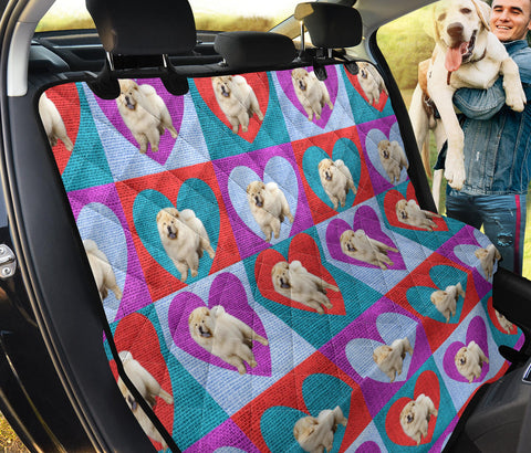 Chow Chow Heart Patterns Print Pet Seat Covers