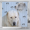 Amazing Central Asian Shepherd Dog Print Shower Curtain