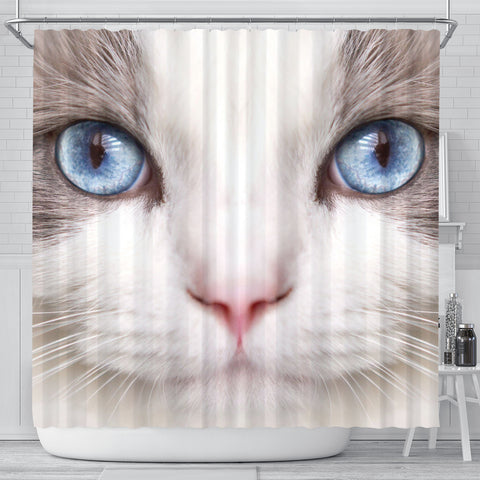 Ragdoll Cat Print Shower Curtain