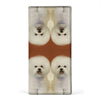 Bichon Frise Print Women's Leather Wallet