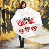 Japanese Chin Love Print Umbrellas