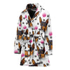 Miniature Pinscher Dog Print Women's Bath Robe