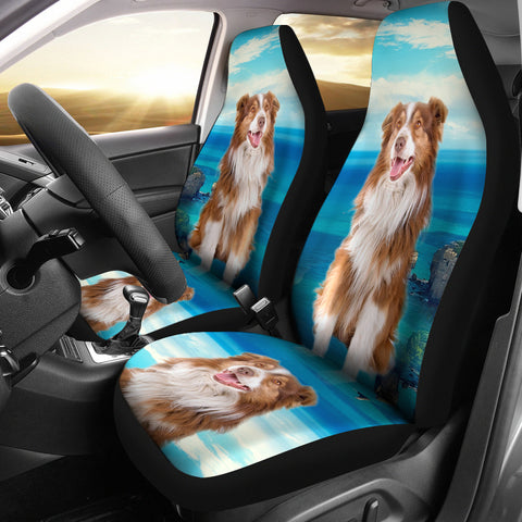 Australian Shepherd Print Car Seat Covers