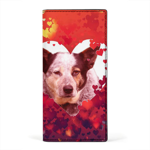 Australian Cattle Dog Print Women's Leather Wallet