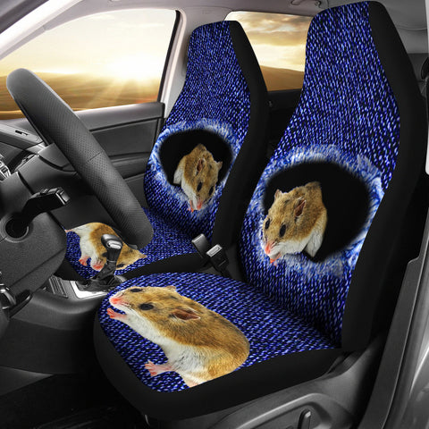 Chinese Hamster Print Car Seat Covers