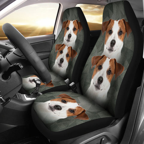 Cute Jack Russell Terrier Print Car Seat Covers