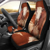 Hereford Cattle Print Car Seat Covers